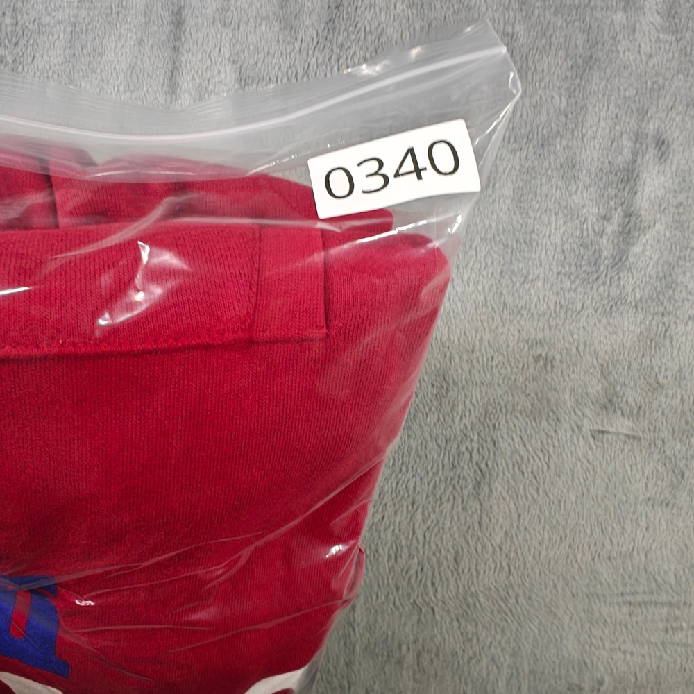 47 Brand New York Giants Hoodie Red Mens Small NFL Football Sweatshirt 0340 - Picture 8 of 11